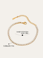 Crystal Embellishments Bracelet Set