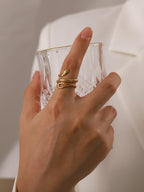 Serpent Gold-Tone Ring
