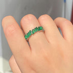 Sparkling Baguette Crystal Ring