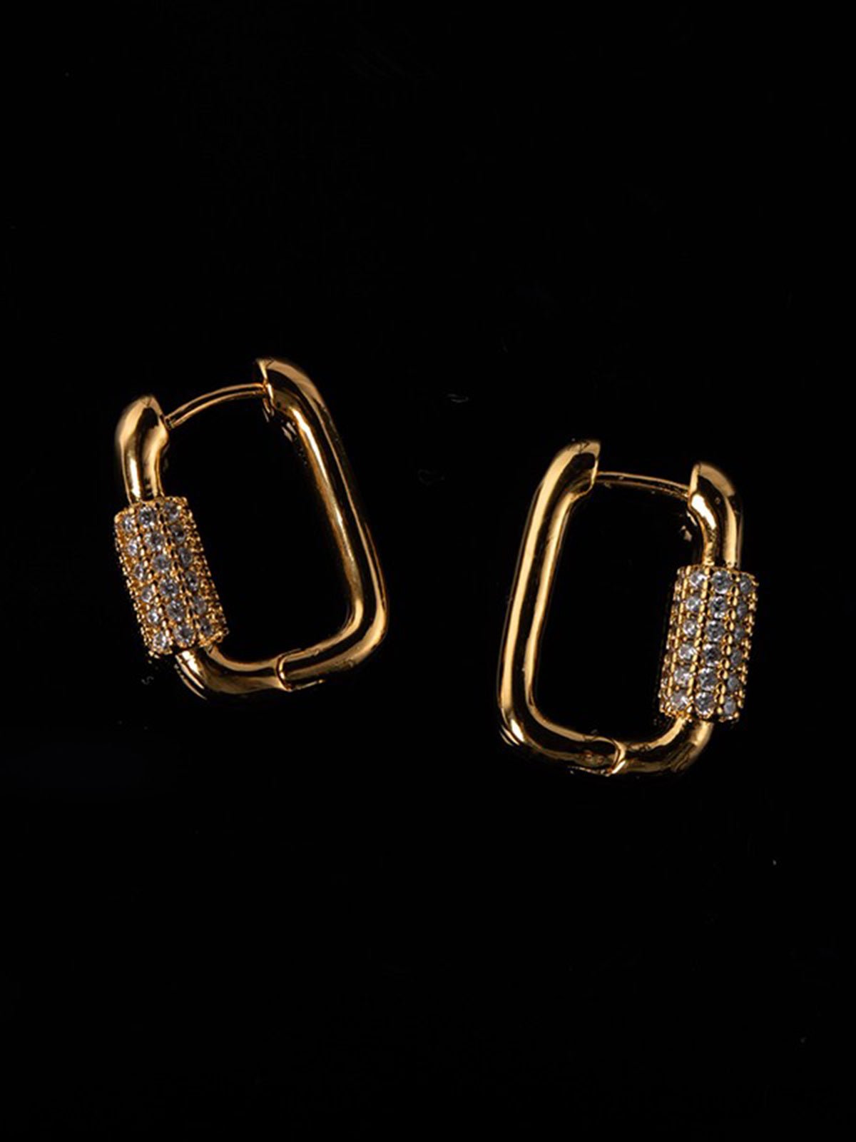 Square Diamond Earrings