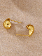 Teardrop Stud Earrings