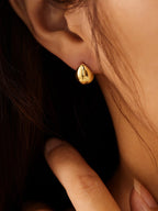 Teardrop Stud Earrings