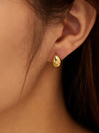 Teardrop Stud Earrings